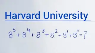 Harvard University Entrance exam question | Maths Olympiad | Simplification|