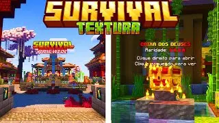 MELHOR SERVIDOR DE SURVIVAL no MINECRAFT - 1.21x com TEXTURA PERSONALIZADA: EnderCraft