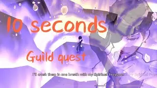 10 seconds manga Aizen guild quest run Bleach Brave Souls BBS