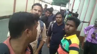 RRB GroupD Application Rejected candidates  protest