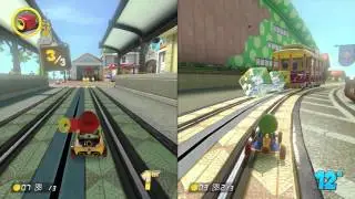 Liveplay - Wii U - Mario Kart 8 - 2 player local