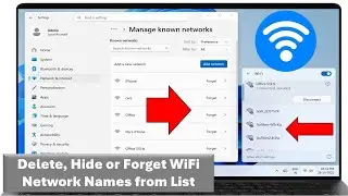Как удалить, скрыть или забыть имя сети Wi-Fi на ноутбуке/ПК с Windows &mdash; полное руководство