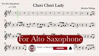 Cheri Cheri Lady - Modern Talking - Alto Sax