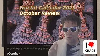 chaosTube - Fractal Calendar 2023 October