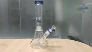 Wholesale Smoking Water Pipe Glass Perc Beaker Bong