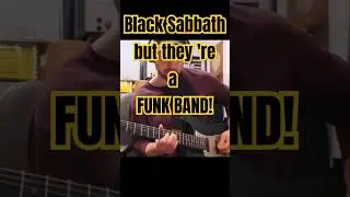 Black Sabbath but it's FUNK!   #metal #funk #music #guitar #cover #remix #guitars #reels #guitarist
