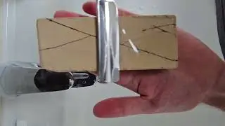 Lapping a very hard coticule and showing its speed with a straight razor.