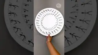 Spinning Art! Spiral Art on Potter's Wheel! #shorts #spinart #spinning #art #spiral #potterywheel
