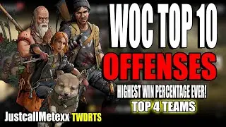 TWD RTS: Top 4 WOC Teams| Highest Win % EVER | Walking Dead Road to Survival