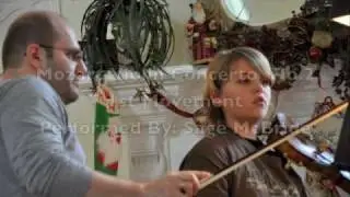 Mozart Violin Concerto no.2, 1st mvt.-Sage McBride