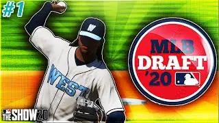 The Combine and MLB Draft! Greatest pitcher ever? MLB The Show 20 Road To The Show RTTS #1