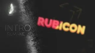 [INTRO] Rubicon's 2D minimalistic YouTube Intro - After effects 60 fps (Remake FlowTuts)