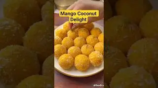 Coconut Mango Delight Recipe 🥭🥥 | 1 Min Summer Dessert Idea 😋✨