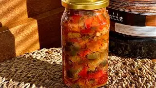 Вкуснейшее и сытное рагу из перца и баклажанов/Delicious and hearty stew of pepper and eggplant