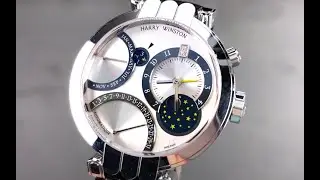 Harry Winston Premier Excenter Perpetual Calendar GMT 200-MAPC 41W Harry Winston Watch Review