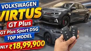 Volkswagen Virtus GT Plus Sport DSG Detailed Walkaround Review / Virtus Top Model Only On ₹18,99,900