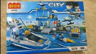 Cogo city, police action lego