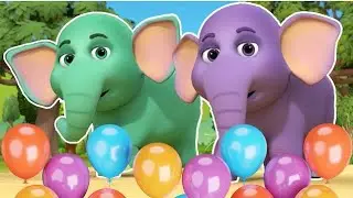 Ek Mota Haati 🐘 | Funny Kids Song | Nursery Rhyme