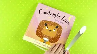 Дитяча інтерактивна книга Goodnight Lion (A Magic Torch Book) 9781787007505, книга з фонариком