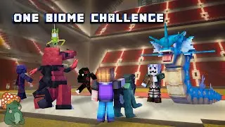 TRAPPED in ONE Biome! Cobblemon YouTubers BATTLE in the Biome Blitz Challenge