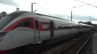 LNER Azuma IET no's: 801111-801112 @ York {1Y86} 13/04/2024.