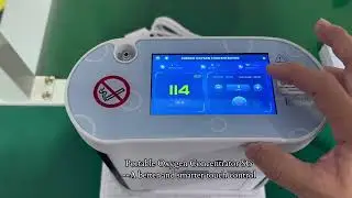 Touch screen for more convenient control a Portable Oxygen Concentrator