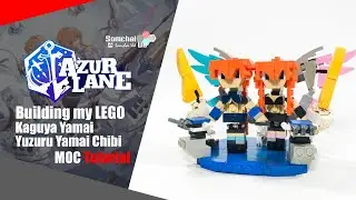 LEGO Azur Lane x Date A Live V Kaguya Yamai・Yuzuru Yamai Chibi MOC Tutorial | Somchai Ud