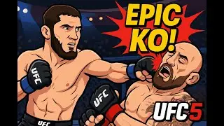 UFC BUT I KNOCK EVERY PERSON OUT!!!!