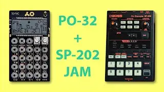 PO-32 + SP-202 live jam