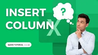 How to Insert Column in Excel