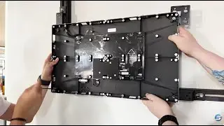 Explicaci&oacute;n de como instalar un videowall a pared, en este ejemplo es un videowall 2x2 modelo
