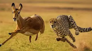 Unbelievable Cheetah Chase! Cheetah Hunting Deer at Full Speed