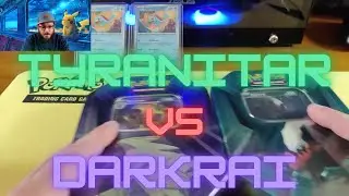 Tyranitar VS  Darkrai Tin Battle!