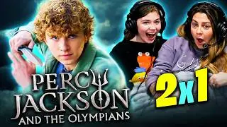 PERCY JACKSON AND THE OLYMPIANS Season 2 Episode 1 Reaction! | Walker Scobell | Disney+ Series