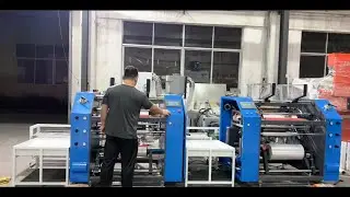 Wintech 2-Unit Stretch Film Rewinding Machine Test Run for Saudi Arabia Delivery