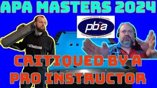 Pro Pool Coach Breaks Down My Game! | APA Masters 2024 | S3M3