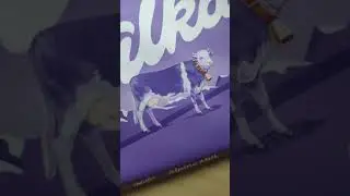 not opening Milka chocolate with Alpine Milk #milka