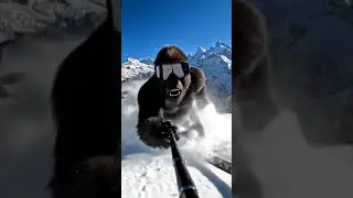 Gorilla in skittles