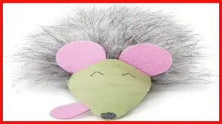 Quality product -  SmartyKat Kicked Critter Crinkle Kicker Plush Cat Toy - Gray, Jumbo