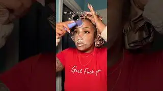 MORNING SKINCARE ROUTINE USING FENTY SKIN CHERRY DUB FACE CLEANSER #skincareroutine #skincare