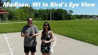 Bird's Eye View Of  Madison, WI (Thut Park)