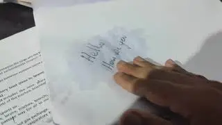 How to remove pen ink with Hand sanitizer