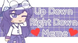 Up Down Right Down Meme//Live2d Cubism//Lipsync and eyes moving//Gacha Trend?//