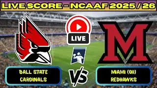 🔴 Ball State Cardinals vs Miami (OH) RedHawks | NCAAF Football | Live Score Update Nov 29