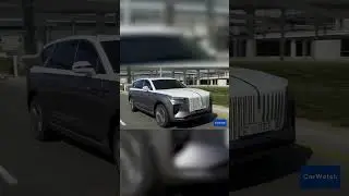 Колеса поворачиваются на 90 градусов. Hongqi E001