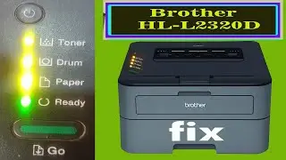 Brother HL-2023D All light Flahing Error ( "Self-Diagnostic'') 100% fixed