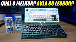 Aula F75 vs. Leobog Hi75c com NOVOS SWITCHES TTC - Vale a pena pagar mais caro pelo de alum&iacute;nio?