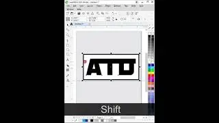 || YouTube Shorts || ATD  Alphabet Logo Design Ideas In CorelDraw 2020 #Logodesignideas