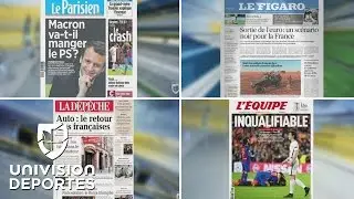 Los medios franceses no tuvieron piedad con el PSG