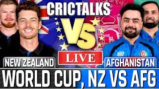 🔴 NZ vs AFG Live Match Today, World Cup New Zealand v Afghanistan, Live Cricket Scores, Commentary